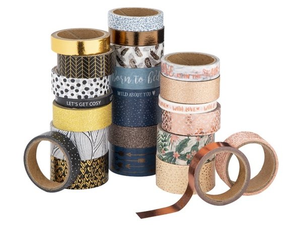 Craft Sensations Washi Tape In Box 24pcs (CR0411/21GE) Craft Sensations Washi Tape In Box 24pcs (CR0411/21GE)