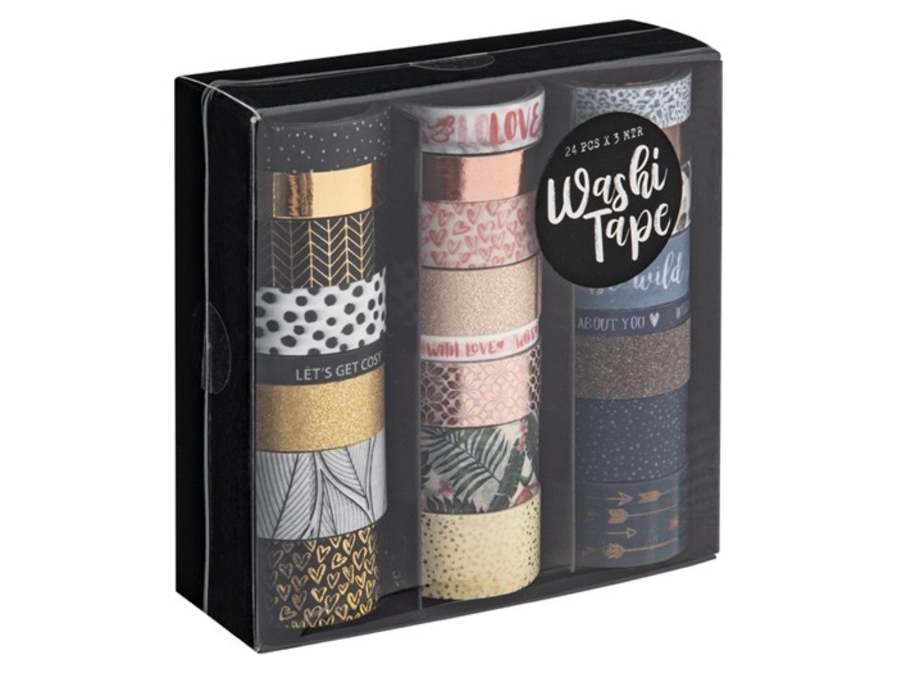 Craft Sensations Washi Tape In Box 24pcs (CR0411/21GE) Craft Sensations Washi Tape In Box 24pcs (CR0411/21GE)