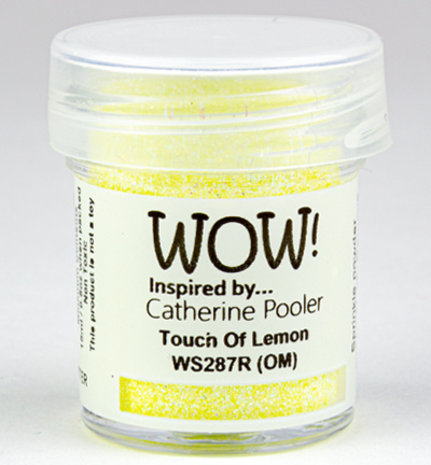 WOW! Touch Of Lemon Embossing Powder (WS287R) WOW! Touch Of Lemon Embossing Powder (WS287R)