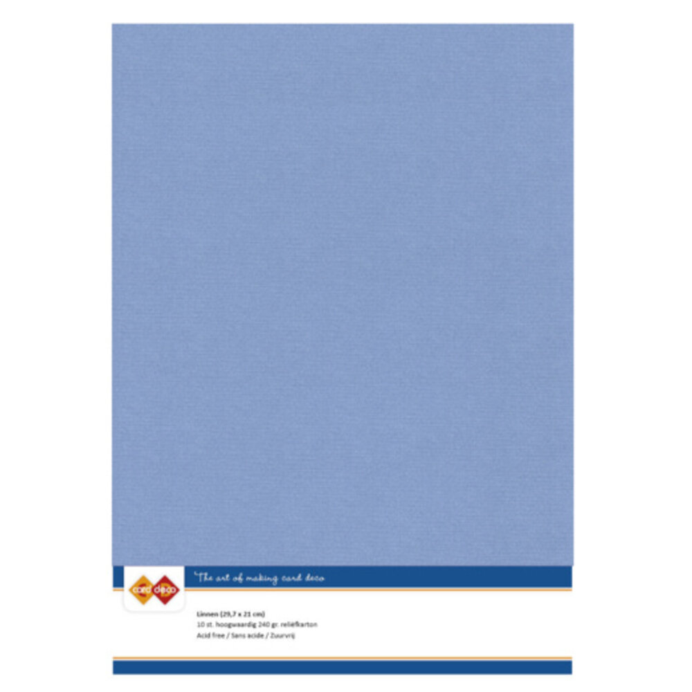 Card Deco Linen Cardstock Stone 10 Vel A4 (LKK-A463) Card Deco Linen Cardstock Stone 10 Vel A4 (LKK-A463)