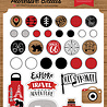 Echo Park Let's Go Anywhere Adhesive Brads (LGA242020) Echo Park Let's Go Anywhere Adhesive Brads (LGA242020)