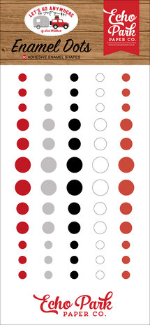 Echo Park Let's Go Anywhere Enamel Dots (LGA242028)