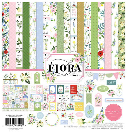 Carta Bella Flora No.4 12x12 Inch Collection Kit (CBFLN135016) Carta Bella Flora No.4 12x12 Inch Collection Kit (CBFLN135016)