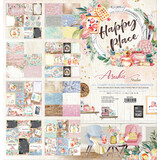 Memory Place Happy Place 12x12 Inch Journaling Cards Paper Pack (MP-60564)