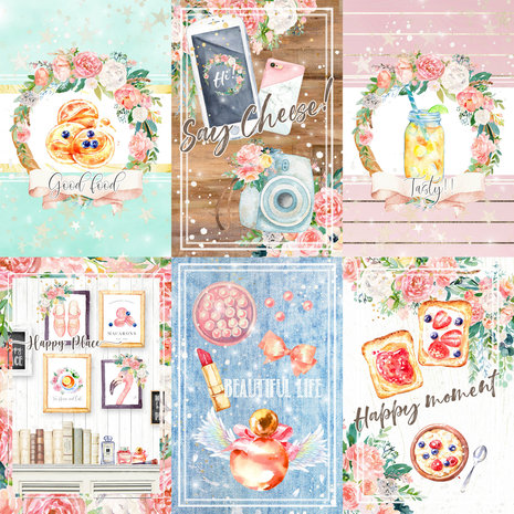 Memory Place Happy Place 12x12 Inch Journaling Cards Paper Pack (MP-60564) Memory Place Happy Place 12x12 Inch Journaling Cards Paper Pack (MP-60564)