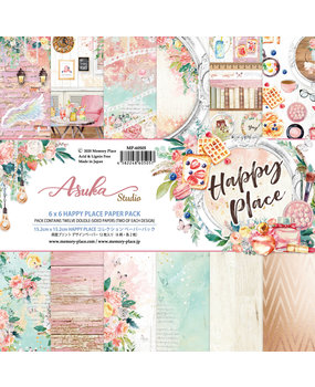 Memory Place Happy Place 6x6 Inch Paper Pack (MP-60505) Memory Place Happy Place 6x6 Inch Paper Pack (MP-60505)