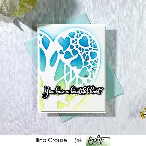 Picket Fence Studios Tree of Hearts 6x6 Inch Stencils (SC-228) Picket Fence Studios Tree of Hearts 6x6 Inch Stencils (SC-228)