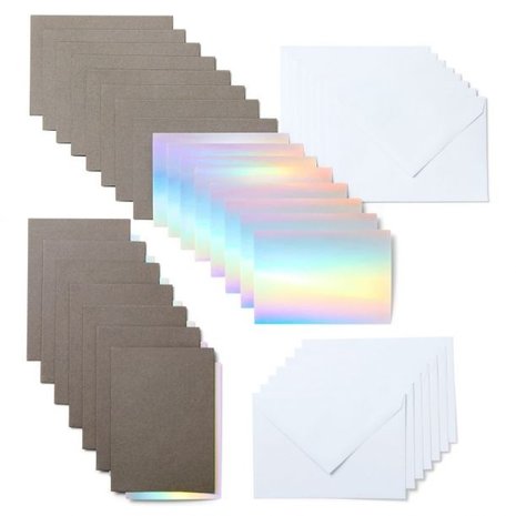 Cricut Joy Insert Cards 15-pack Small Gray/Silver/Holographic (2008795) Cricut Joy Insert Cards 15-pack Small Gray/Silver/Holographic (2008795)