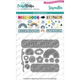 Carlijn Design Snijmallen Regenboog & Sterren (CDSN-0101)