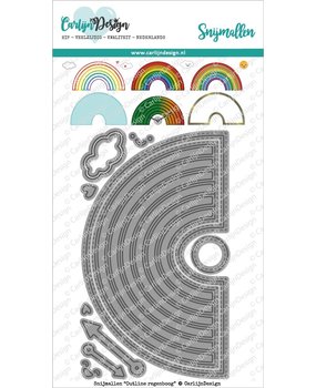 Carlijn Design Snijmallen Outline Regenboog (CDSN-0102)