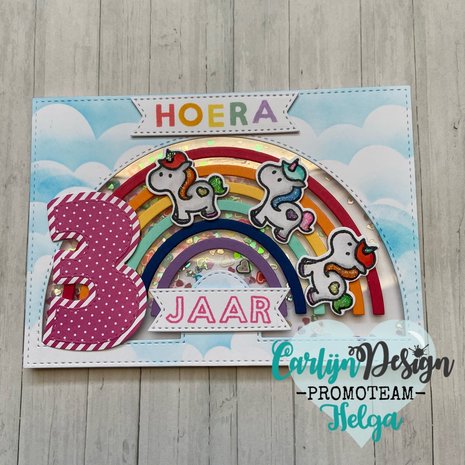 Carlijn Design Snijmallen Outline Regenboog (CDSN-0102)