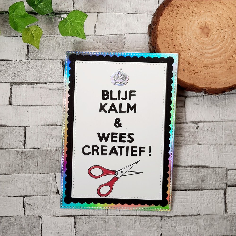 Carlijn Design Snijmallen Alfabet Blijf Kalm (CDSN-0106) Carlijn Design Snijmallen Alfabet Blijf Kalm (CDSN-0106)