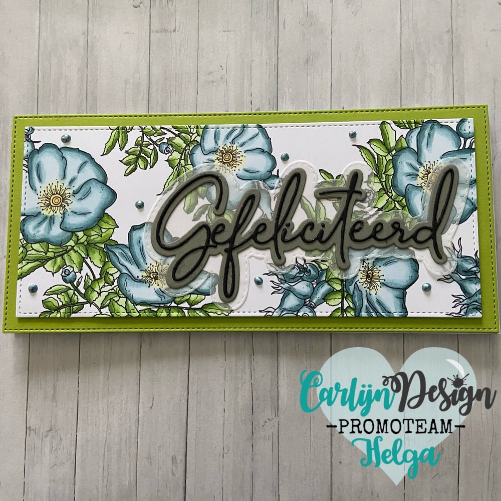 Carlijn Design Snijmallen Gefeliciteerd Script Groot (CDSN-0108)