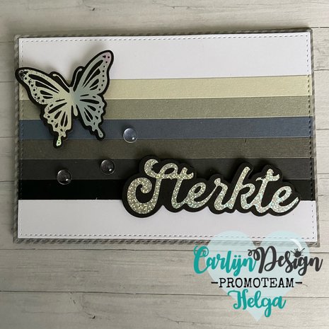 Carlijn Design Hot Foil Grote Teksten Sterkte (CDHF-0010) Carlijn Design Hot Foil Grote Teksten Sterkte (CDHF-0010)