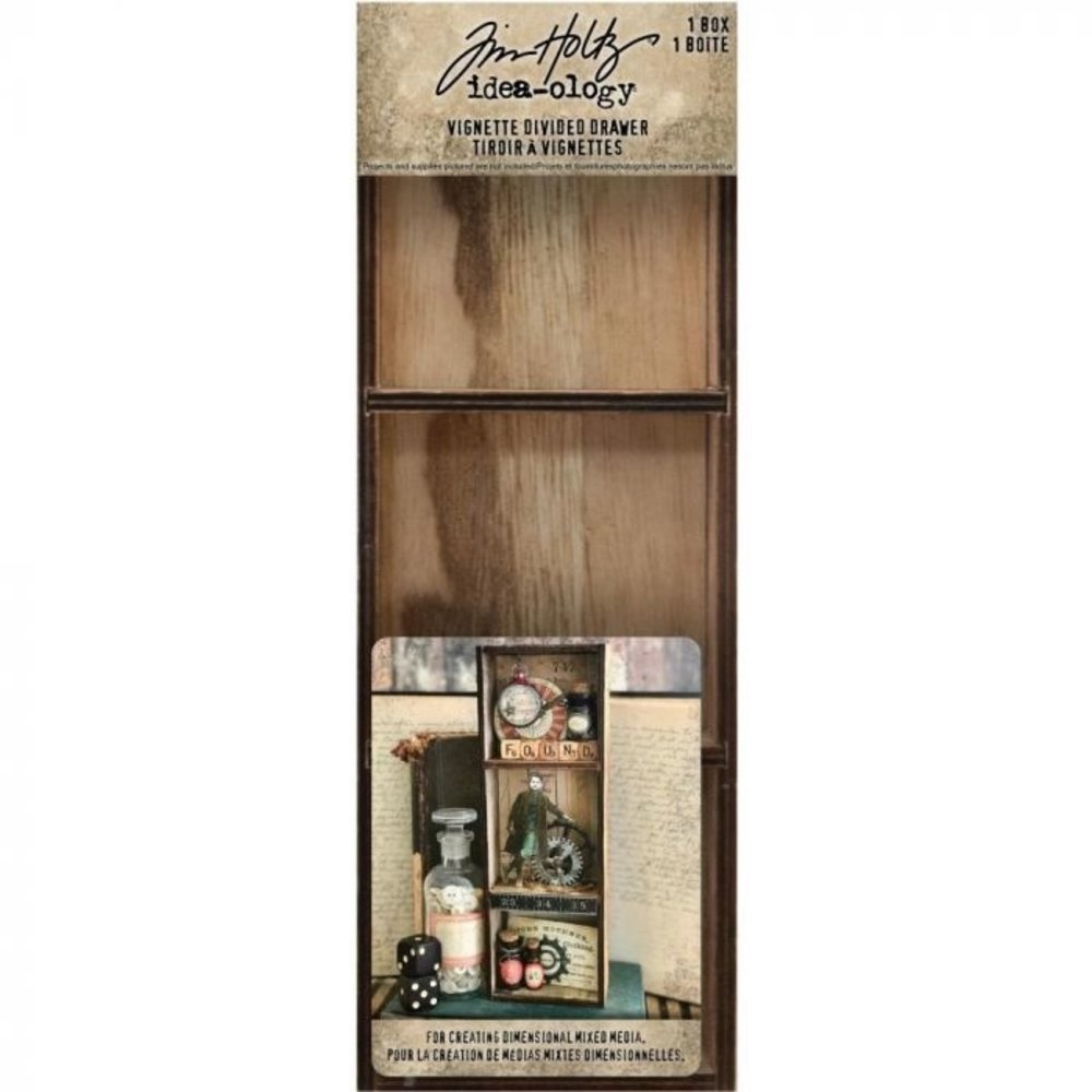 Idea-ology Tim Holtz Vignette Divided Drawer (TH93793)