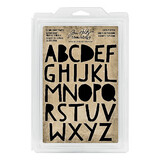 Idea-ology Tim Holtz Cling Foam Stamps Cutout Upper (26pcs) (TH93699)