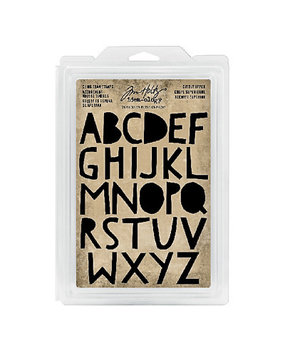 Idea-ology Tim Holtz Cling Foam Stamps Cutout Upper (26pcs) (TH93699)