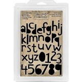 Idea-ology Tim Holtz Cling Foam Stamps Cutout Lower (38pcs) (TH93700)
