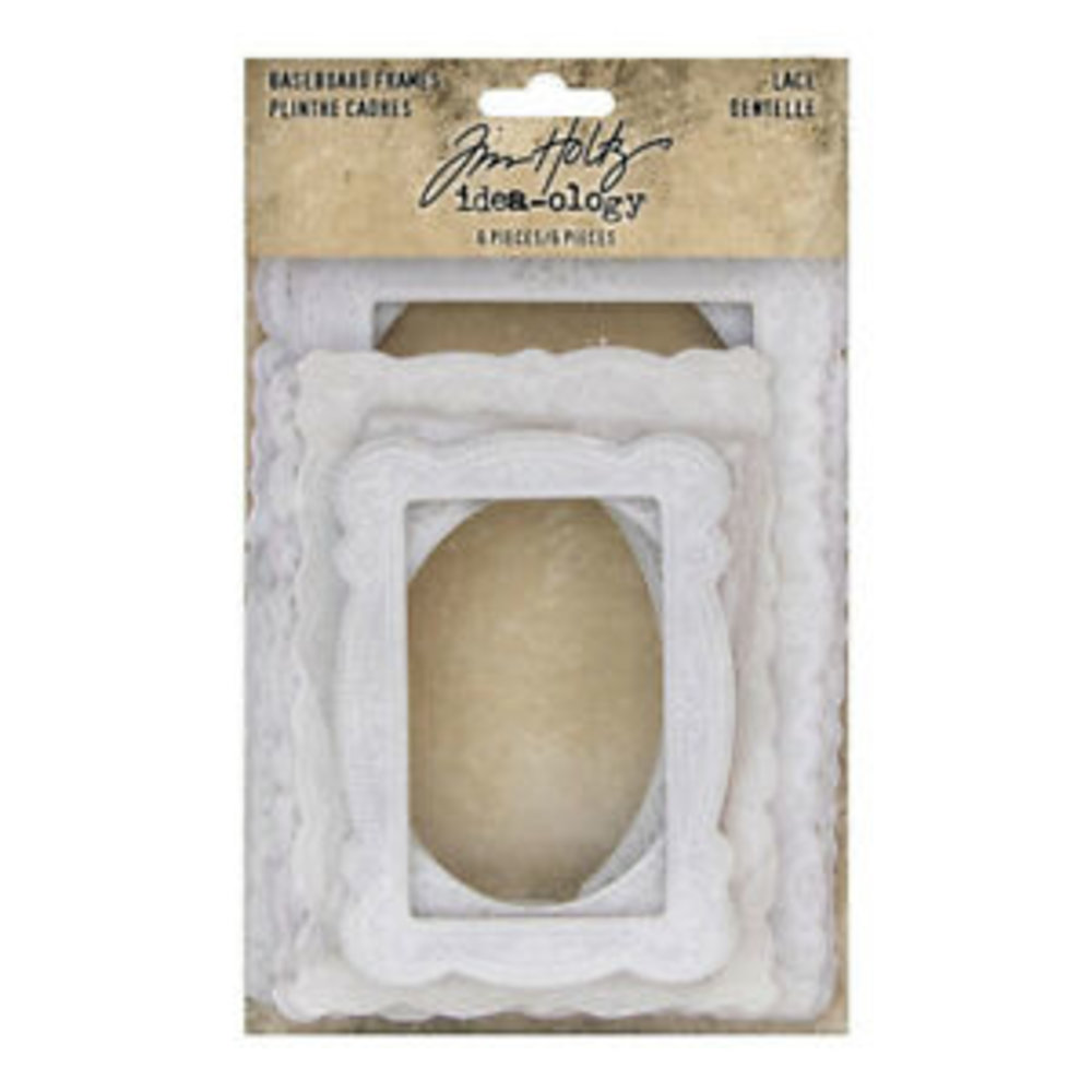 Idea-ology Tim Holtz Baseboard Frames Lace (6pcs) (TH93786)