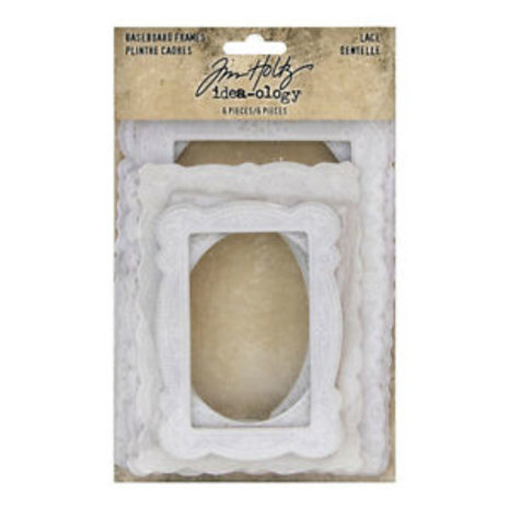 Idea-ology Tim Holtz Baseboard Frames Lace (6pcs) (TH93786)