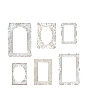 Idea-ology Tim Holtz Baseboard Frames Lace (6pcs) (TH93786)