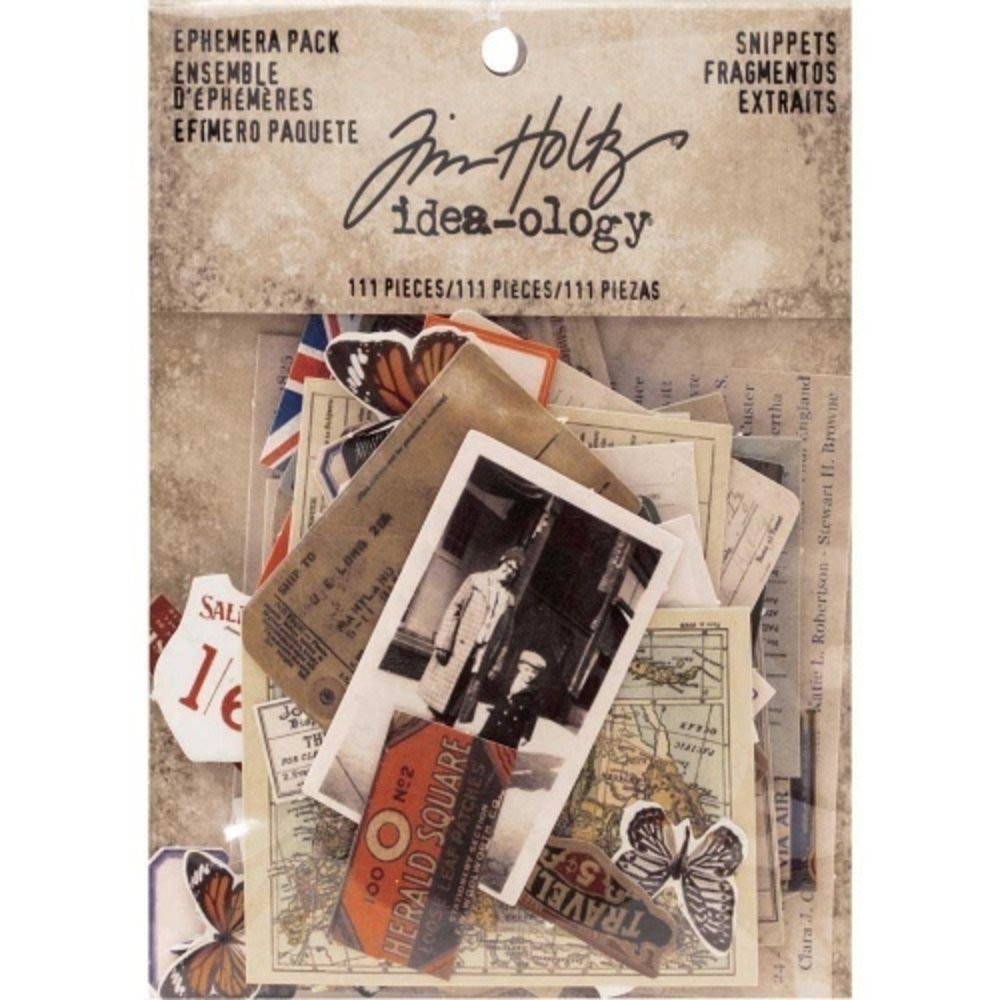 Idea-ology Tim Holtz Ephemera Pack Snippets (11pcs) (TH93564)
