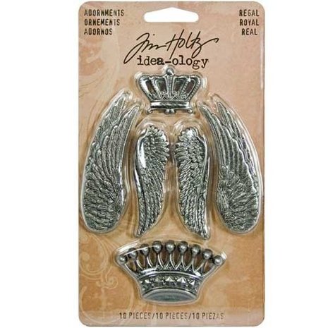 Idea-ology Tim Holtz Adornments Regal (10pcs) (TH92903) Idea-ology Tim Holtz Adornments Regal (10pcs) (TH92903)