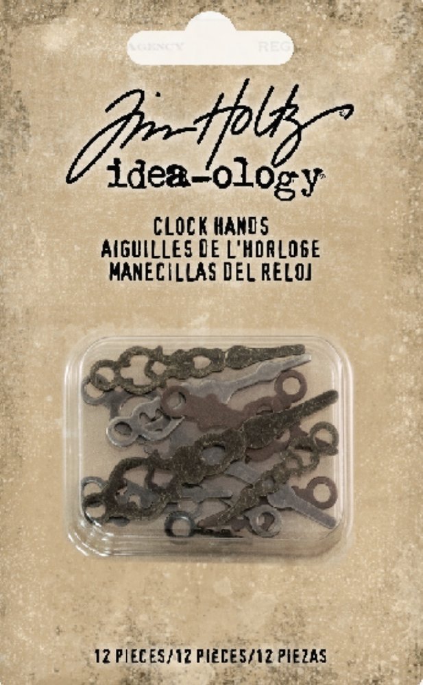 Idea-ology Tim Holtz Clock Hands (12pcs) (TH93693)