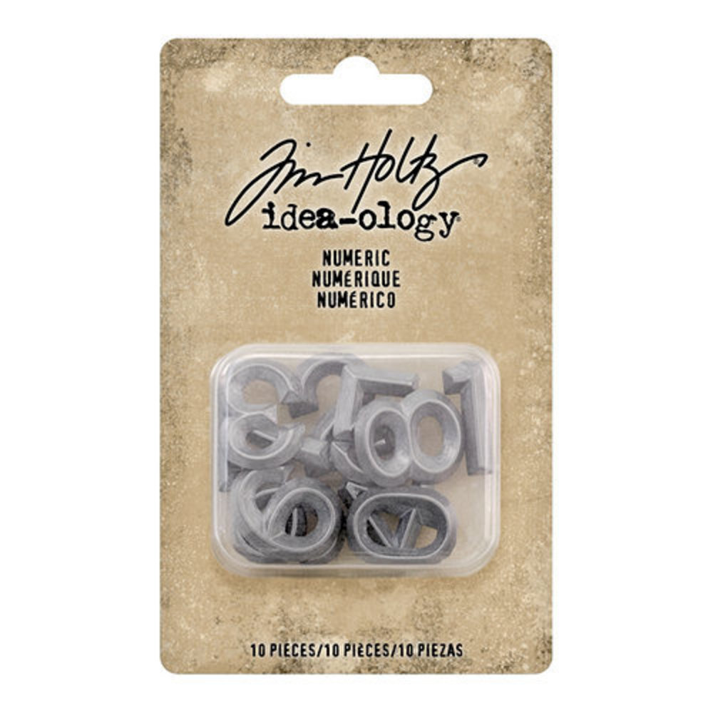 Idea-ology Tim Holtz Numeric (10pcs) (TH93696) Idea-ology Tim Holtz Numeric (10pcs) (TH93696)