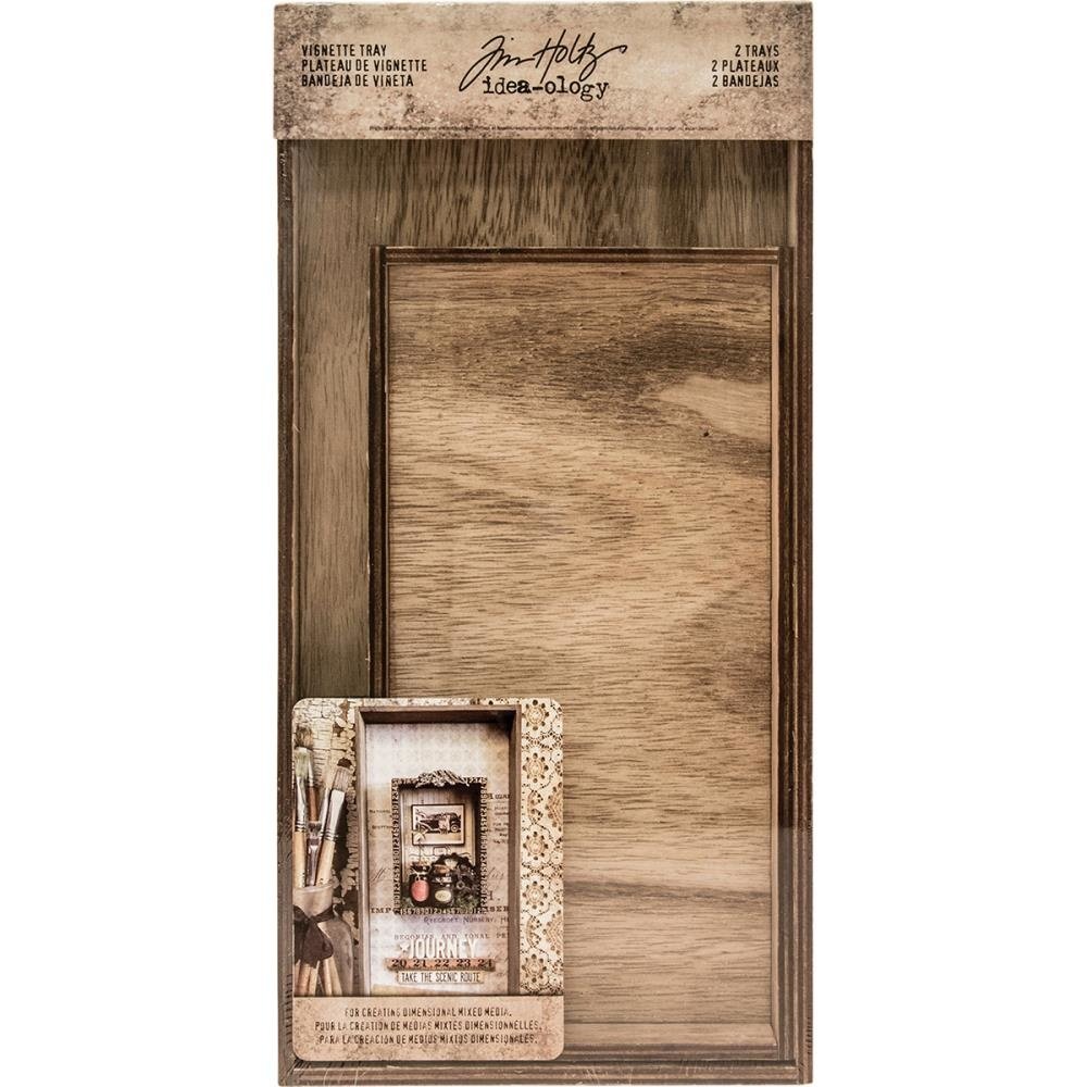 Idea-ology Tim Holtz Vignette Tray (2pcs) (TH93568) Idea-ology Tim Holtz Vignette Tray (2pcs) (TH93568)