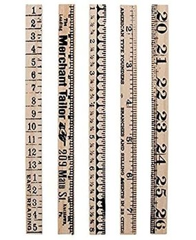 Idea-ology Tim Holtz Ruler Pieces (5pcs) (TH93565) Idea-ology Tim Holtz Ruler Pieces (5pcs) (TH93565)