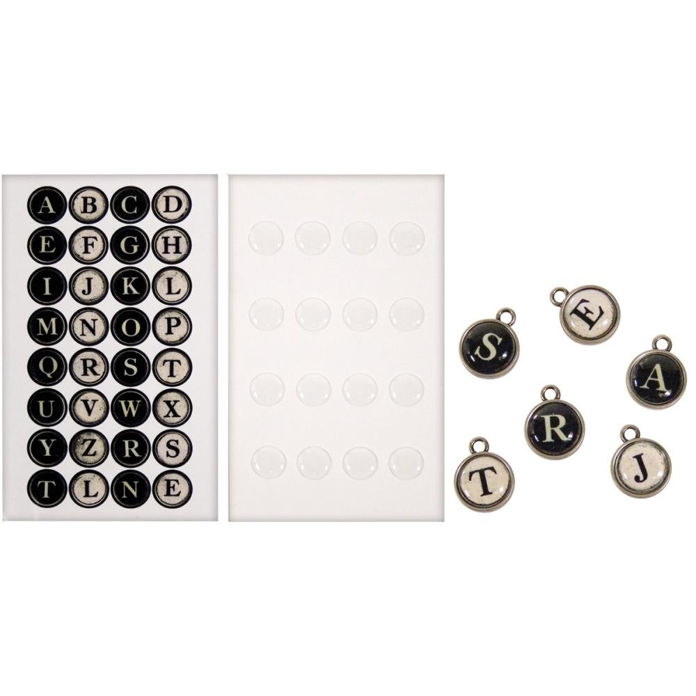 Idea-ology Tim Holtz Type Charms (16pcs) (TH92819) Idea-ology Tim Holtz Type Charms (16pcs) (TH92819)