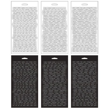 Idea-ology Tim Holtz Chitchat Stickers (1088pcs) (TH92998)