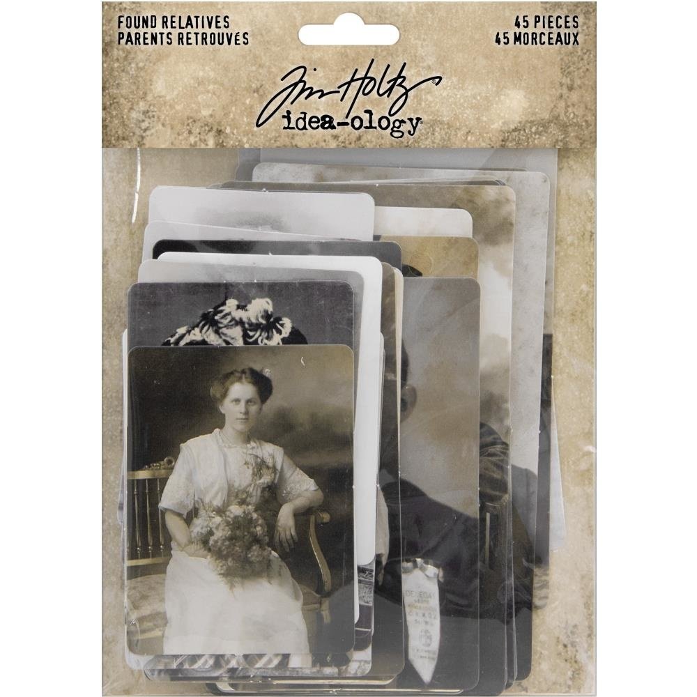 Idea-ology Tim Holtz Found Relatives (45pcs) (TH93798) Idea-ology Tim Holtz Found Relatives (45pcs) (TH93798)