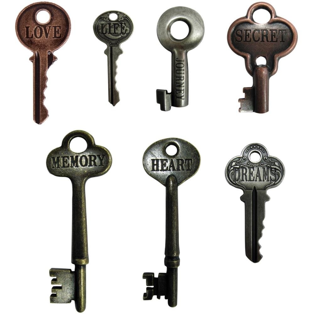 Idea-ology Tim Holtz Word Keys (7pcs) (TH92680)