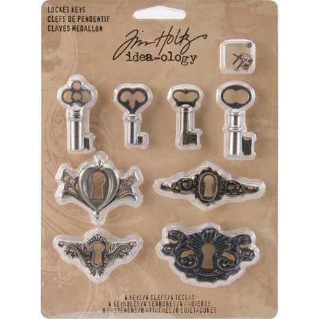 Idea-ology Tim Holtz Locket Keys (TH92822)