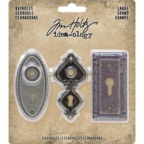 Idea-ology Tim Holtz Large Keyholes (3pcs) (TH93678)