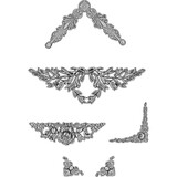 Idea-ology Tim Holtz Vignette Accents (6pcs) (TH93687)