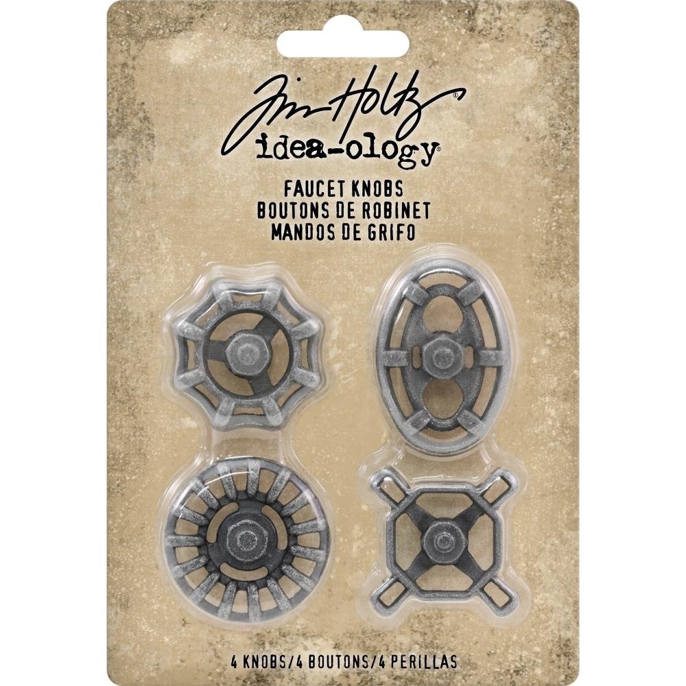 Idea-ology Tim Holtz Faucet Knobs (4pcs) (TH93677)