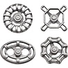 Idea-ology Tim Holtz Faucet Knobs (4pcs) (TH93677) Idea-ology Tim Holtz Faucet Knobs (4pcs) (TH93677)