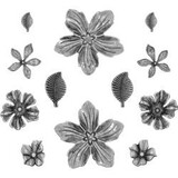 Idea-ology Tim Holtz Adornments Floral (12pcs) (TH93789)