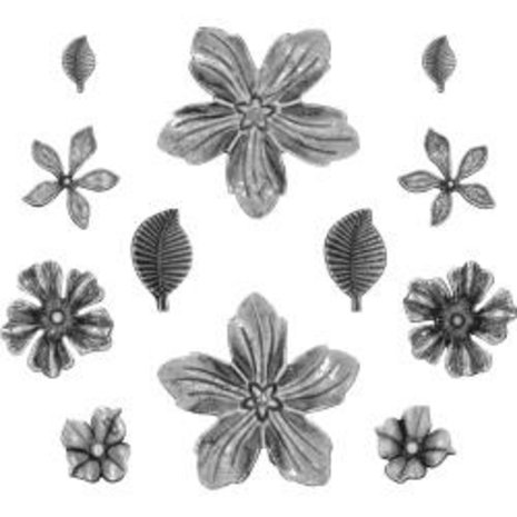 Idea-ology Tim Holtz Adornments Floral (12pcs) (TH93789)