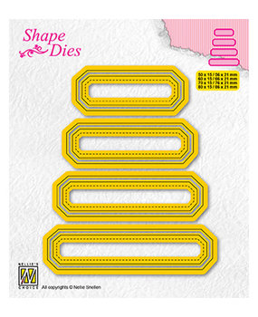 Nellie Snellen Snijmal Set of 4 tags-4 (SD205)