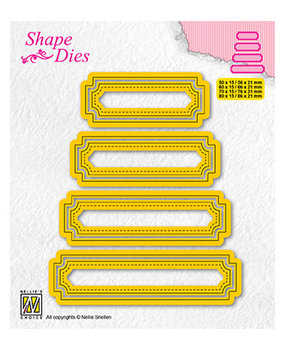 Nellie Snellen Snijmal Set of 4 tags-5 (SD206)