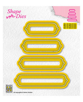 Nellie Snellen Snijmal Set of 4 tags-6 (SD207)