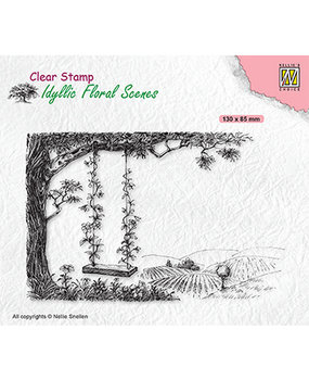 Nellie Snellen Clear Stamp Tree with swing (IFS035) Nellie Snellen Clear Stamp Tree with swing (IFS035)