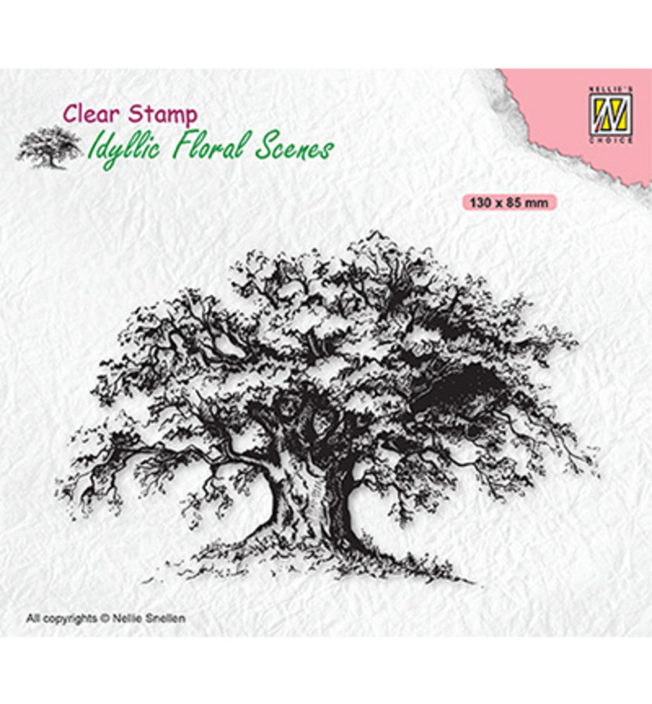 Nellie Snellen Clear Stamp Idyllic Floral Scenes Old tree (IFS036) Nellie Snellen Clear Stamp Idyllic Floral Scenes Old tree (IFS036)