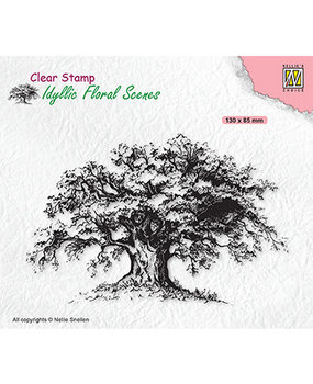 Nellie Snellen Clear Stamp Idyllic Floral Scenes Old tree (IFS036) Nellie Snellen Clear Stamp Idyllic Floral Scenes Old tree (IFS036)