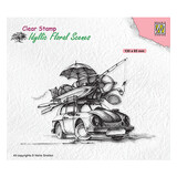 Nellie Snellen Clear Stamp Idyllic Floral Scenes Summer vacation (IFS038)