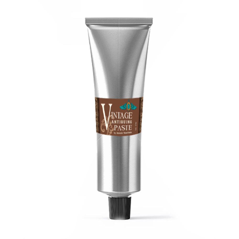 Stamperia Vintage Antiquing Paste Tube Brown (KAOLBR)